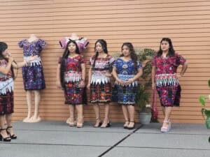 Stunning traditional clothing from the K’iche’ region.